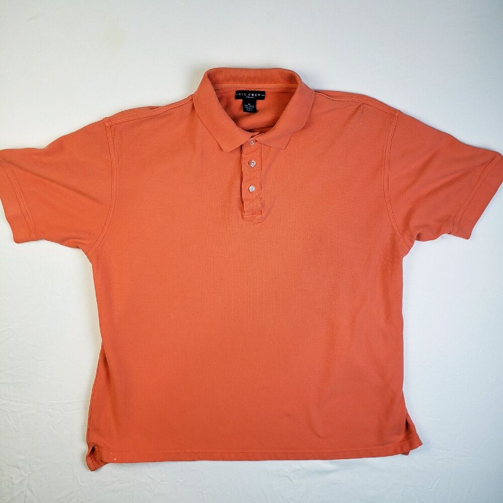 Ivy Crew Classics Polo Shirt Men's XL 100% cotton Golf Casual Preppy 3-Button